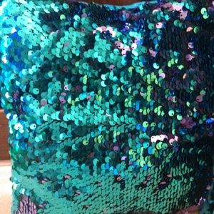 Mini sequin pillows mermaid like